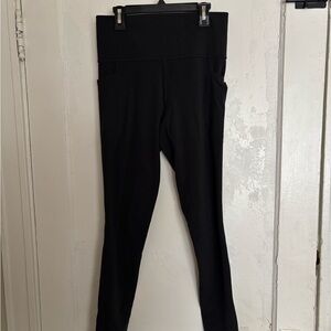 Athleta black leggings, medium tall